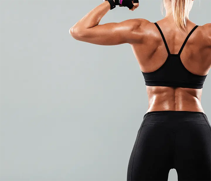 Progresso e força no app Musa Fitness